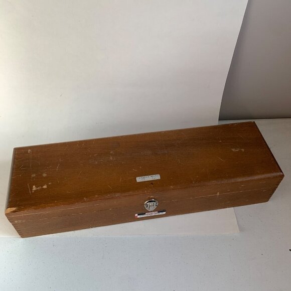 Vintage Bruning Curve Set in Wooden Box Engineering Architect - Picture 2 of 7